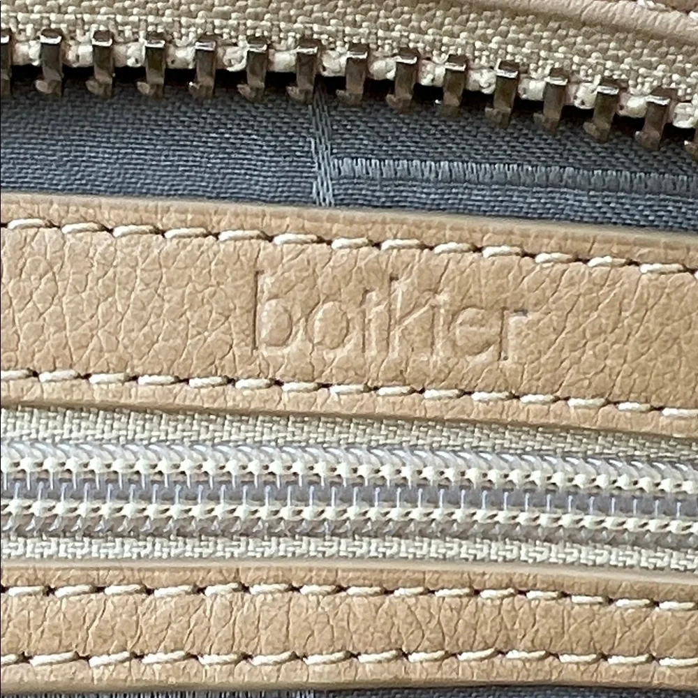 Botkier Trigger Satchel Beige Leather Handbag Purse